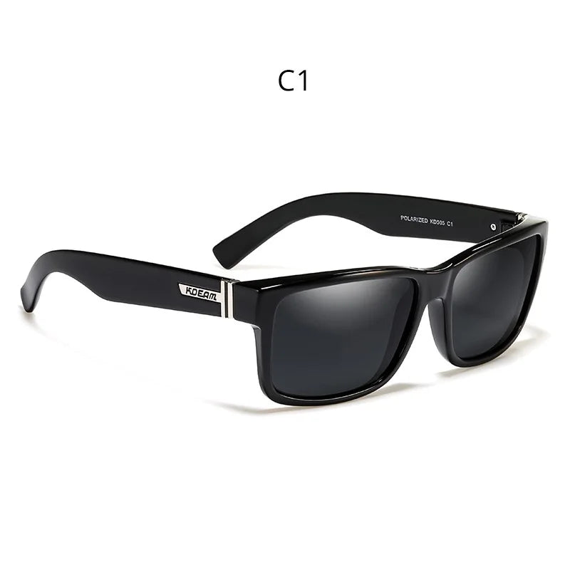 Trendy UV400 Sunglasses for Men Fashion Retro Square Polarized Sun Glasses Eyewear Male Women Vintage Myopia Eyewear0-1.0-6.00