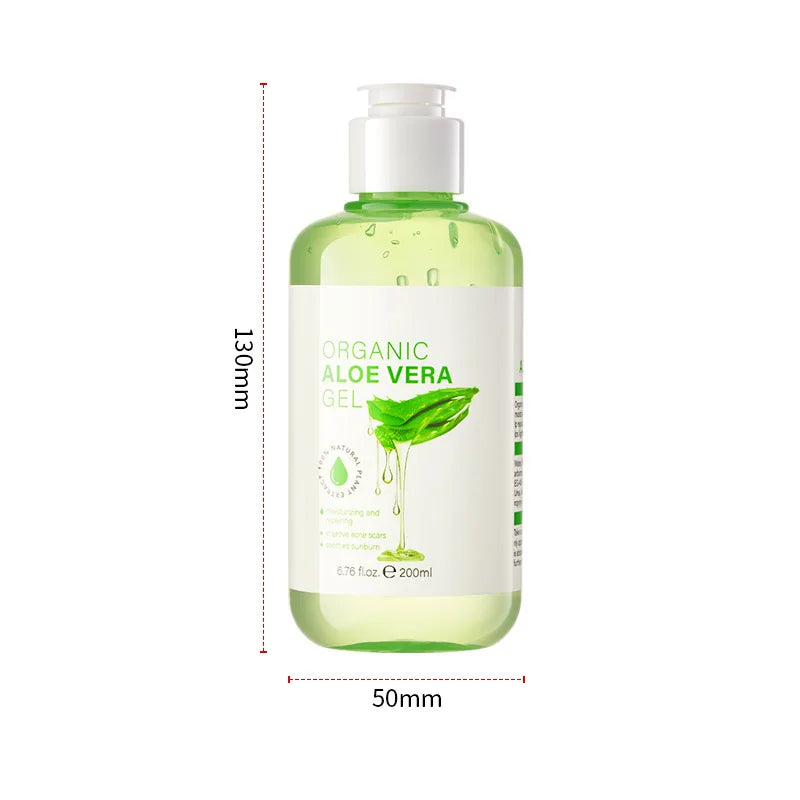 KORMESIC 4pcs Aloe Vera Series Women's Care Kit Natural Organic Aloe Vera Gel Series Facial Care Cleansing Moisturizing Skincare