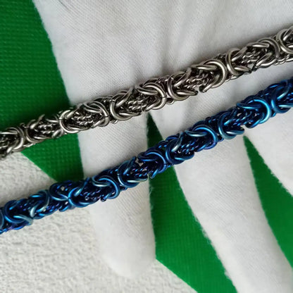 10MM Handmade Pure Titanium Dragon Chain Necklace - For Modern Warriors, Anti-Tarnish Durable, Masculine Design, Suitable for Da