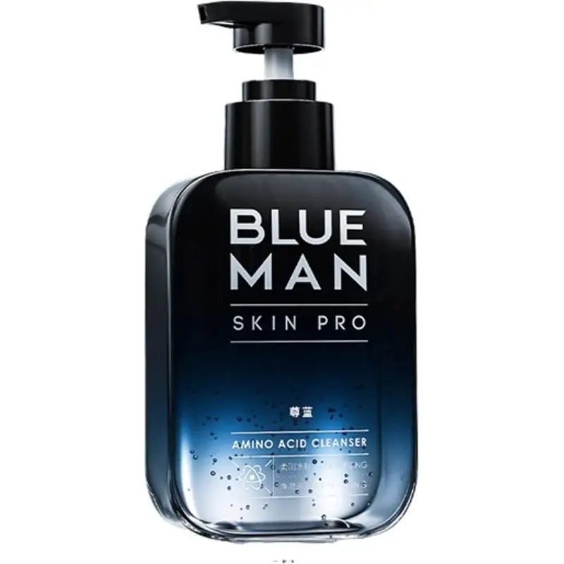 Blue Man Skin Pro Amino Acid Facial Cleanser Oil Control Blackhead Removal Pores Shrink Deep Cleansing Skin Care Men's Cleanser
