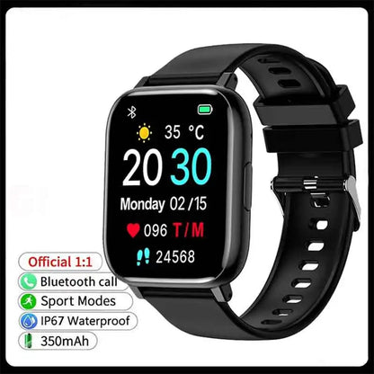 New SmartWatch 1.77" Big Color Screen Full Touch Custom Dial Smart Watch Bluetooth Call with App Support Smart Watch Women Men