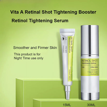 Korean Skin Care Retinal Booster Essence Nourishing Moisturizing and Firming Eye Cream,Face Brightening Retinol Vitamin C Serum