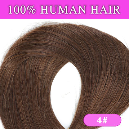 Human Hair Bangs Clip In Blunt Cut Fringe OverHead Wispy Air Bang Black Brown Blonde 2 Clips Hair Topper Extensions 8.5x7.5cm