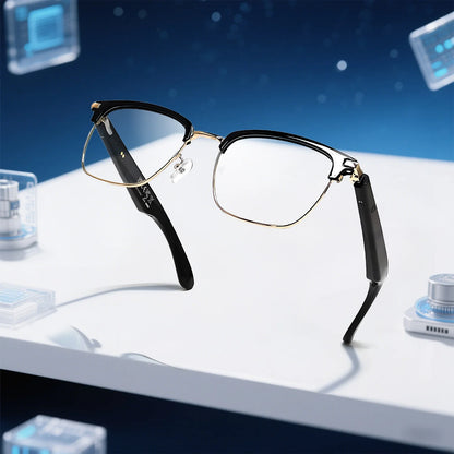 GT-33 Smart wireless anti-blue light glassesTranslation Sunglasses Voice Remote Control Music Eyewear Waterproof Eyeglasses