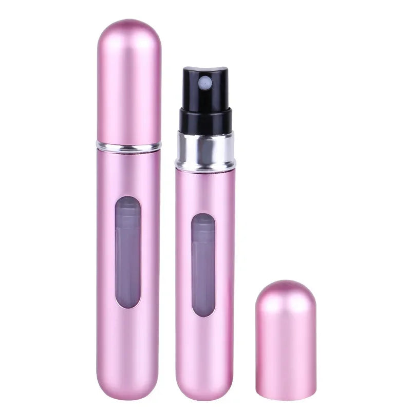8Ml/5Ml Mini Bottle Refillable Perfume Spray With Spray Scent Pump Empty Cosmetic Containers Portable Atomizer Bottle