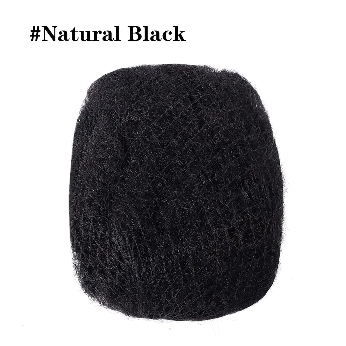 Afro Kinky Bulk Human Hair Extensions 1B# 30g/pcs Brazilian Human hair for Dreadlocks Crochet Repair Locs