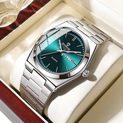 New Gifts Casual Business Top Blue Clock Men Luxury Watch Automatic Watches Mens Fashion Quartz Wristwatches Relogio Masculino