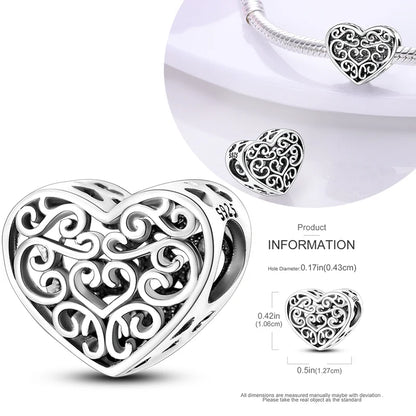 Hot Sale 925 Silver Charms Beads Perfume Animal Butterfly Pendants Fit Original Bracelet DIY Jewelry