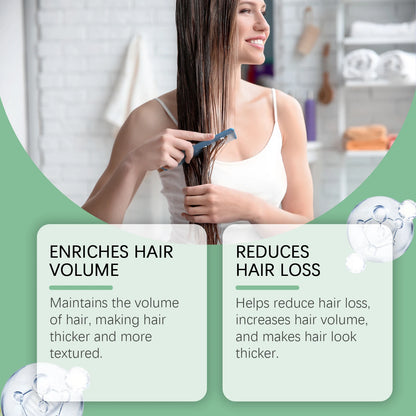 Hair Growth Essential Oil Rosemary Hair Strengthening Oil Deep Nourishing Treatment Split Ends Frizz Damaged Hair Care Products