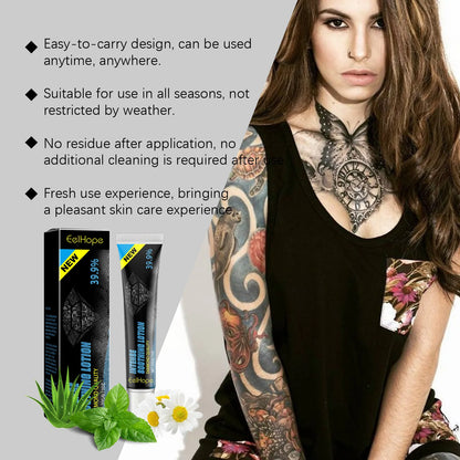 Eelhope Tattoo Cream Aloe Vera After Care Tattoo Smooth Skin Soothing Calm Skin Redness Removal Vitamin E Tattoo Care Cream 20g
