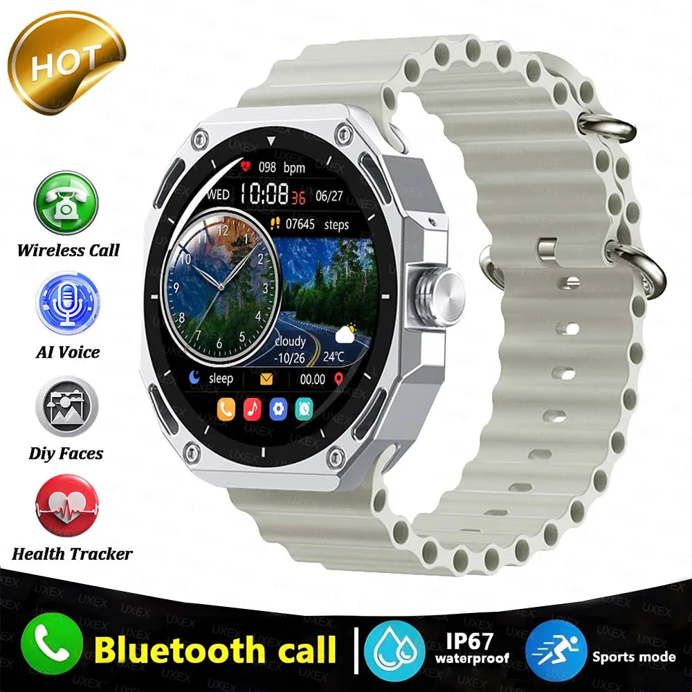 New Smartwatch Plus Women AMOLED HD Screen Global Version Always On Display Bluetooth Call Smart Men Watch For Android Ios 2025