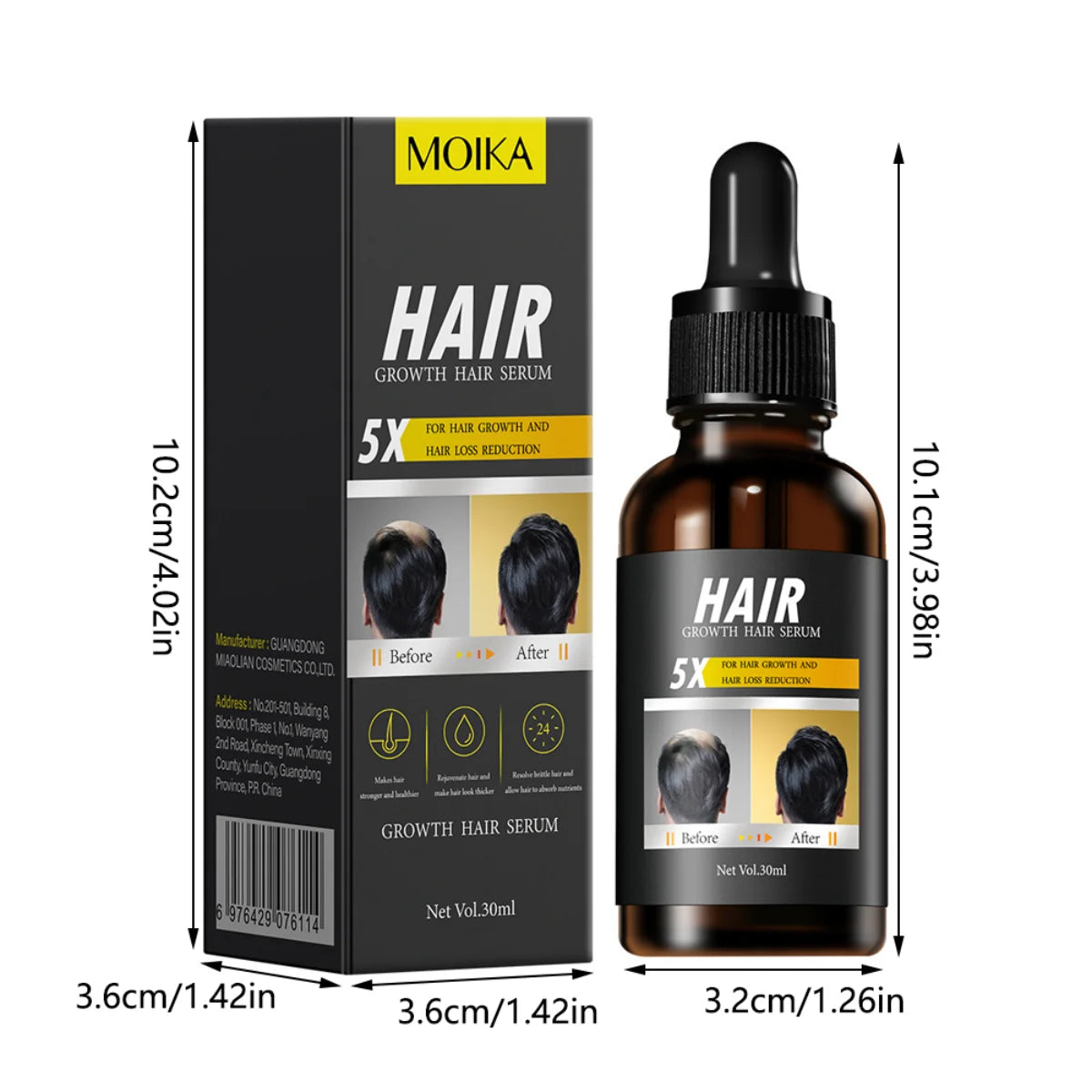 Hair Care Oil Hair Roots Scalp Treatment Improve Androgenetic Alopecia Scalp Treatment Serum Strengthen Hair Roots