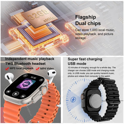 2025 New Original Watch DT Ultra 3 Pro Smart Watch Men Google Map NFC GPS Tracker HD BT Call IP68 Waterproof Smart Watches Women