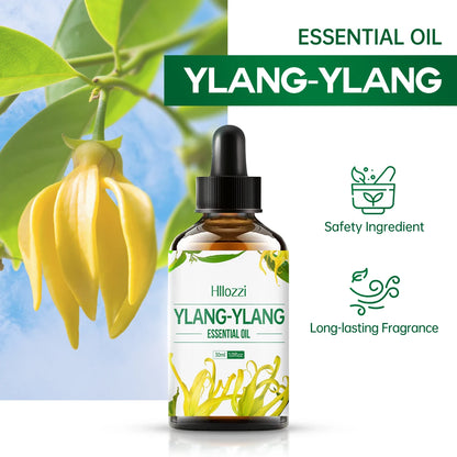 100ml/60ml/30ml Ylang Ylang essential oil For skin care, body care, hydration, long-lasting fragrance, multifunctional essential
