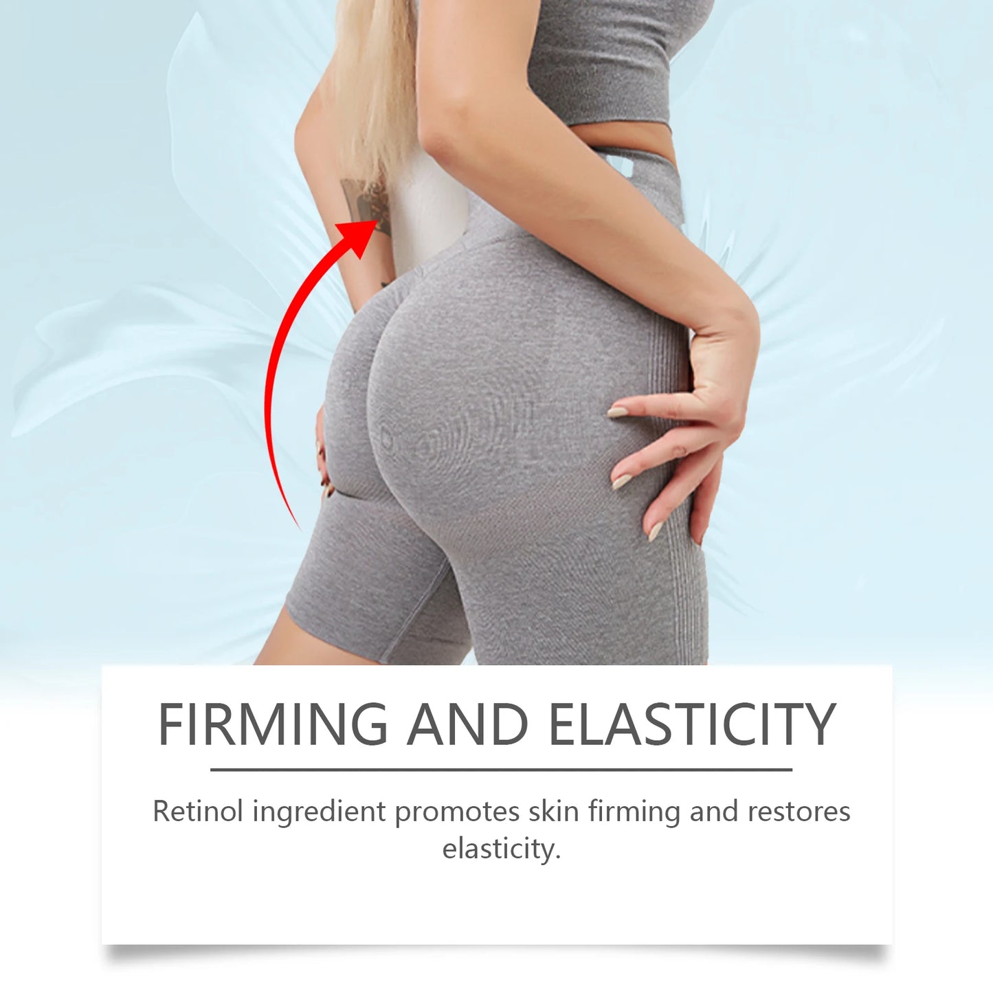 Retinol Body Butter Cream Anti Wrinkle Firming Moisturizer for Sagging Skin Deep Hydration Stretch Marks Vitamin B5 All Skin 60g