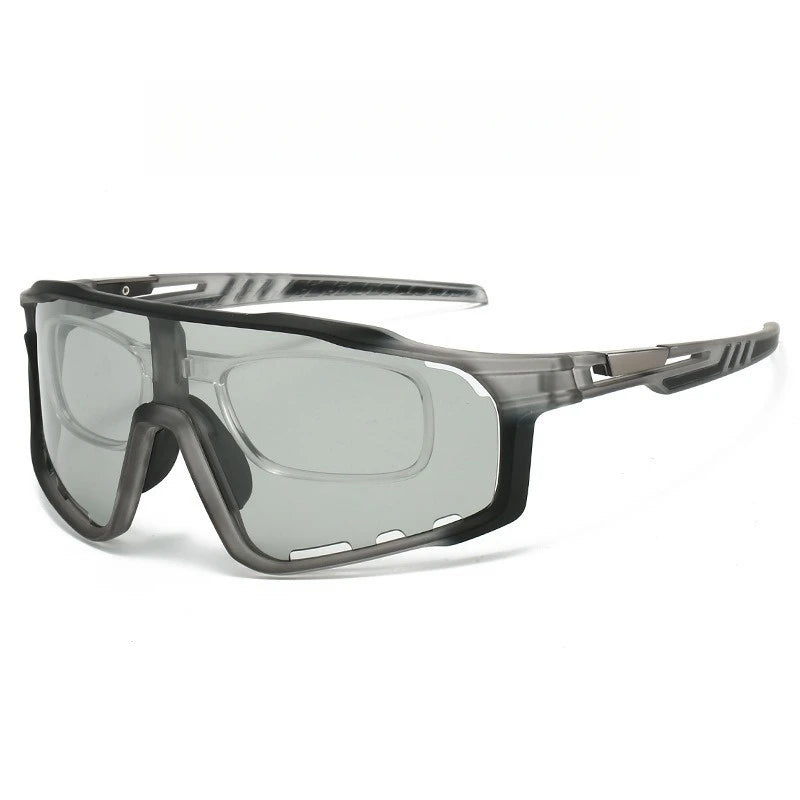 YIMARUILI Fashion Polarized Cycling Sunglasses Men and Women Big Size Sports Windproof Optical Prescription Glasses Frame 1805