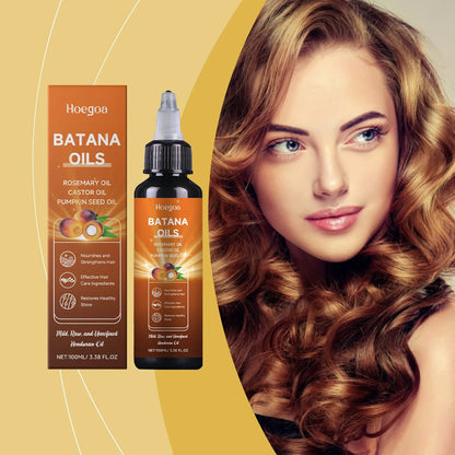 Batana Hair Oil Rosemary Hair Growth Scalp Care Oil Nourishes Hair Conditioning Follicle Strengthens Roots Anti Loss Repair Dry