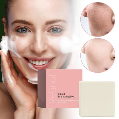 Retinol Brightening Spot Cleansing Soap for Deep Cleansing, Diminishing Dark Spots and Fine Lines, Repairing Skin, Korean Care