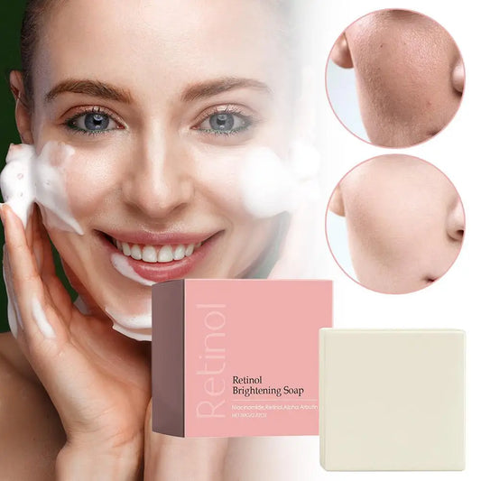 Retinol Brightening Spot Cleansing Soap for Deep Cleansing, Diminishing Dark Spots and Fine Lines, Repairing Skin, Korean Care