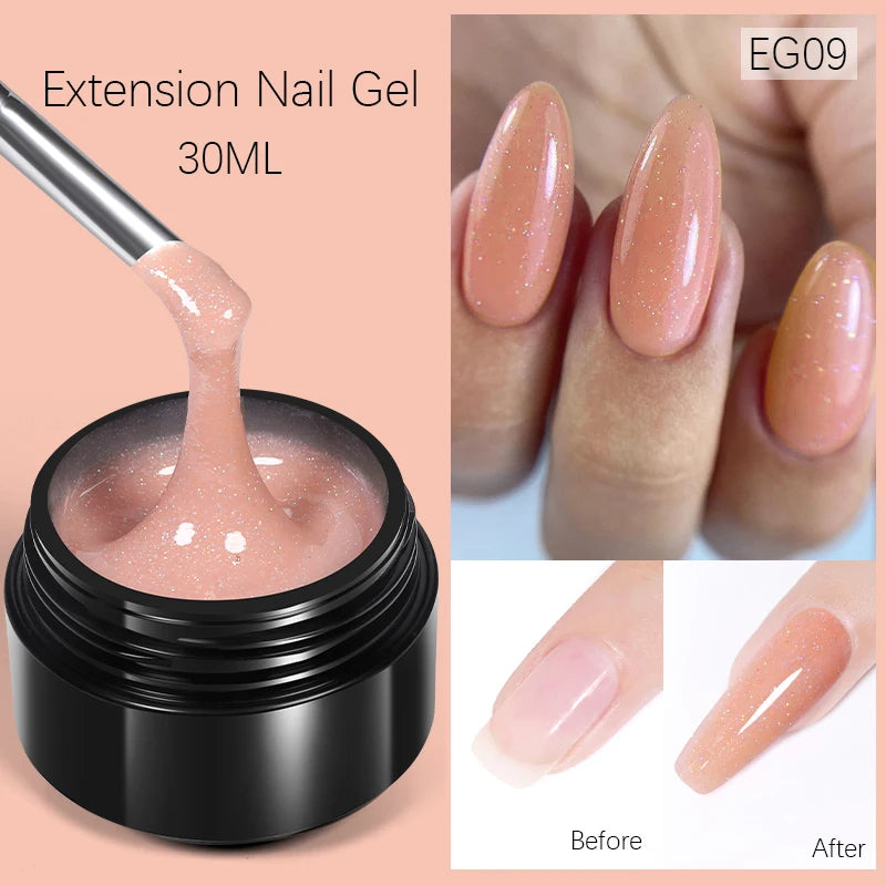Born Pretty 15ml Aurora 3D Shaping Non Stick Hand Nail Extension Gel Soak Off UV LED For Nail Building Manicure Construction Gel