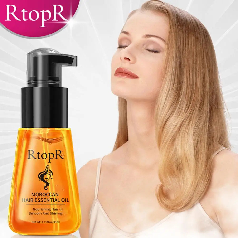 Moroccan Hair Essential Oil Repairing Dry Damaged Serum Blends Hair Loss Prevention Make Hair Care Shiny Soft Portable