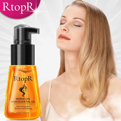 Moroccan Hair Essential Oil Repairing Dry Damaged Serum Blends Hair Loss Prevention Make Hair Care Shiny Soft Portable