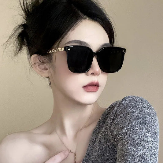 New Square Fashion Sunglasses Woman Vintage Luxury Brand Designer Black Glasses Sun Glasses For female UV400 Eyewear