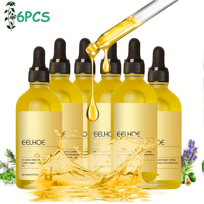 1/3/6pcs Rosemary Hair Scalp Essential Oil Nourishing  Moisturizing Includes Lavender Cypress Oil Ideal for Men Women Hair Care