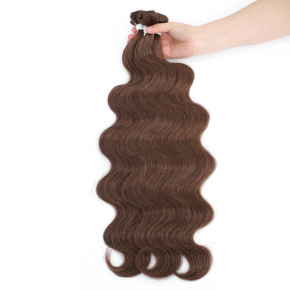 Gladys Body Wave Hair Bundles 26 Inch Soft Long Synthetic Body Wave Hair Weave White Grey  613 Blonde 100g Hair Extensions
