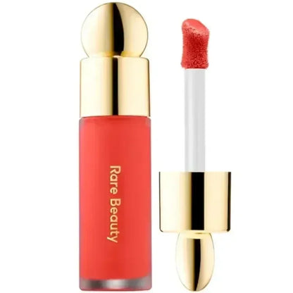 New Fashion ROSE BEAUTY Setting Powder With Mirror Liquid Blush Moisturizing Dual-use Waterproof Lip Glaze Rouge Smooth Makeup