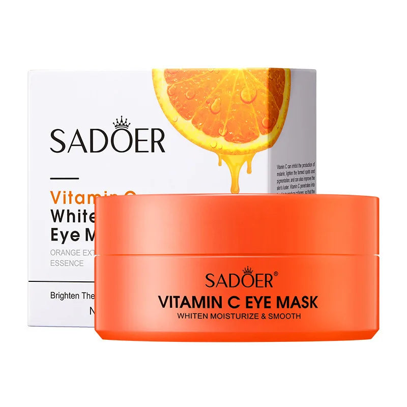 60pcs SADOER Aloe Vera Collagen Eye Mask Anti Dark Circles EyesCare Gel Masks Eyepatch Beauty skincare Moisturizing  Eye Patches