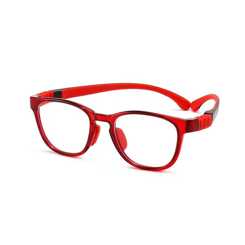 54905 Children Silicone Anti-Blue Light Glasses Flexible Removable Sport Eyeglasses Frame Girls Boys Mobile Phone Glasses