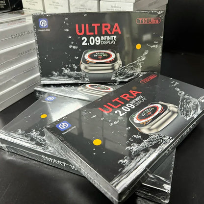 New Watch T10 Ultr Smart Watch Men 49mm 2.09 Inch NFC Women GPS Track Bluetooth Call BT Music Games Wireless Charging Smartwatch