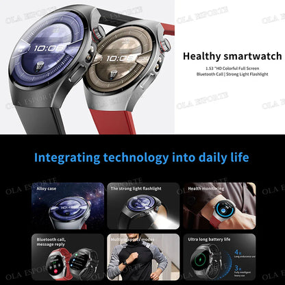 2025 New Smart Watch GPS Tracker Sport Smart Watch Men Women Bluetooth Call Heart rate Health Monitor IP68 Waterproof SmartWatch