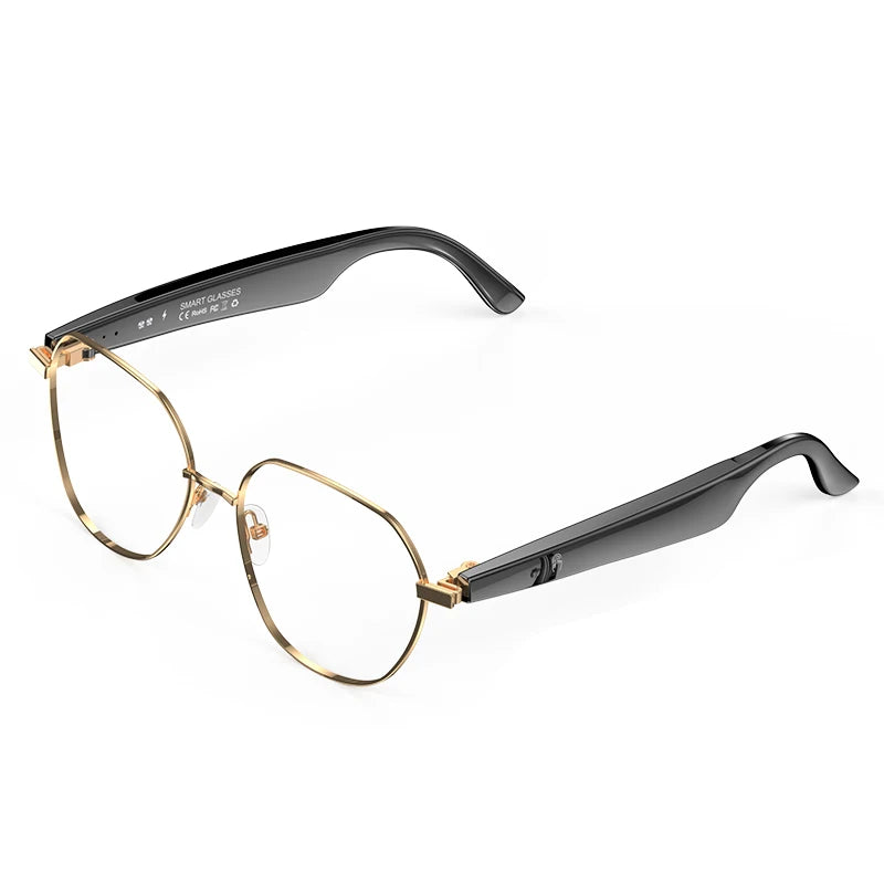 LIGE New Ai Smart Sunglasses Men Women 2 in 1 UV Protection Portable Polarized Anti-blue light Wireless Bluetooth Call Glasses