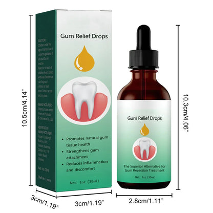 Gingival Repair Drops Quickly Repair Cavities Caries Gingival Swelling Gum Cleaning Care Oral Periodontal Hygiene Remove Stain