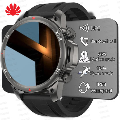 2025 New Bluetooth Call Smart Watch Woman AMOLED HD Screen Heart Rate NFC IP68 Waterproof GPS Sports BT Call Smart Watch For Men