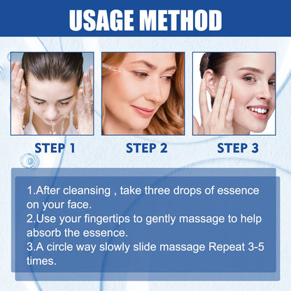 Hyaluronic Acid Essence Deep Hydration Preventing Skin Aging Increase Skin Elasticity Improve Dryness Facial Moisturizing Serum