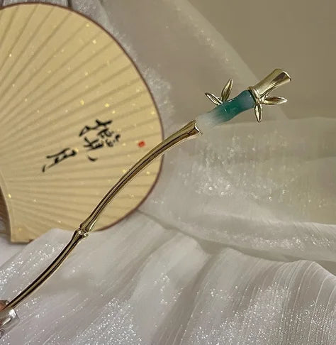 Light Luxury Flower Hairpin For Women Chinese Style Floral Butterfly Tassel Hair Stick Elegant Metal Jewelry Hairpin Hair Clips