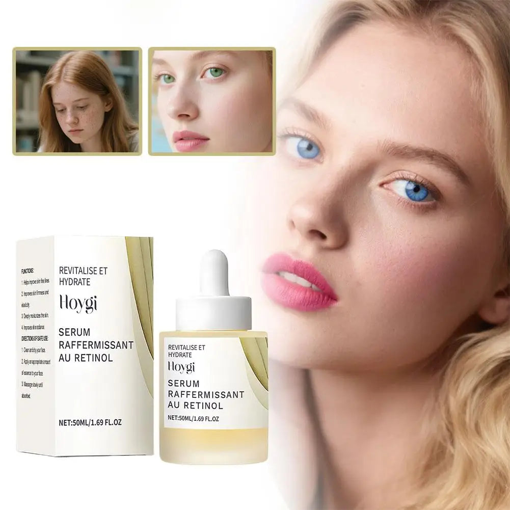 50ml Hoygi Retinol Serum for Face Essence Firming Increase Elasticity Improve Sagging Skin Fade Fine Line Tightening Smooth