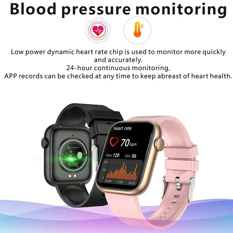 NEW Watch 10 Smart Watch Men Body Temperature BT Call NFC Always on Display GPS Sport Watches Smartwatch For iPhone Android