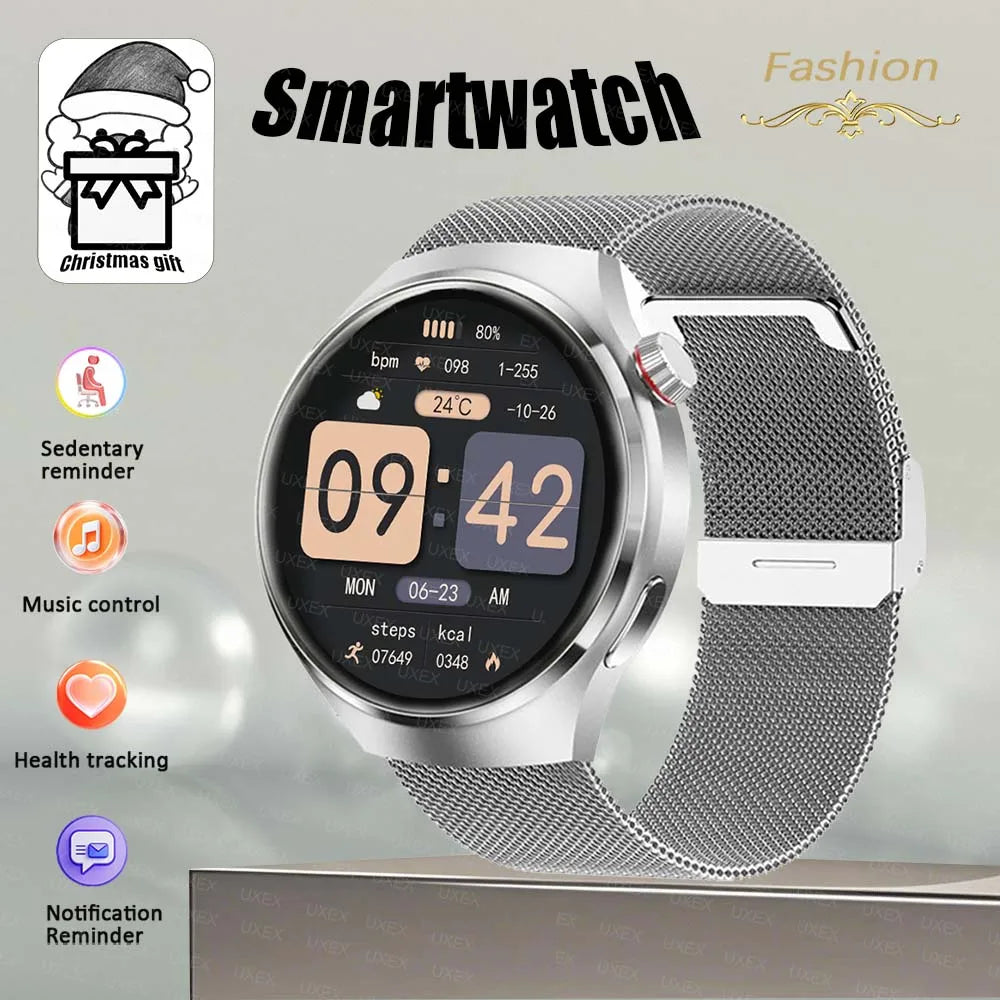 Business Smartwatch Watch Man 1.52 HD Wireless Call Health Tracker Custom Photo Voice Assistant Christmas Gift Watches Commerce
