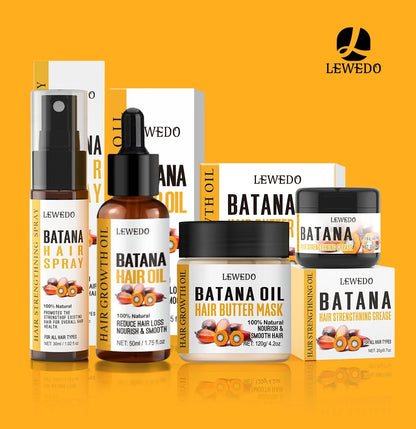 Pure Batana Hair Care Oil Thickening Spray Batana Hair Growth Spray 30ml Moisturizing Strengthens Hair Prevents Hair Loss Mask