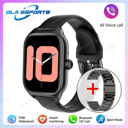 New Smart Watch Bluetooth Call Heart Rate Sleep Monitoring 100+ Sports Modes Pedometer IP68 Waterproof Smartwatch For Men Women
