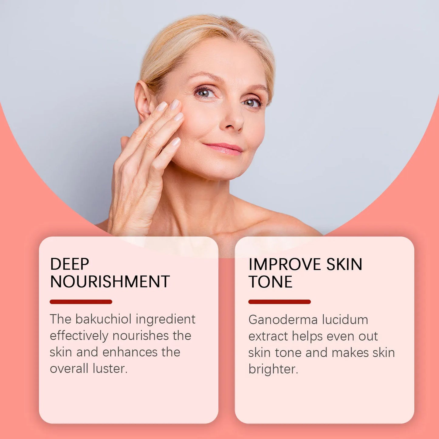 Bakuchiol Face Serum Anti Aging Lifting Firming Remove Fine Lines Skin Rejuvenation Brightening Hydrating Retinol Face Essence