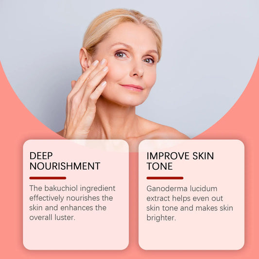 Bakuchiol Face Serum Anti Aging Lifting Firming Remove Fine Lines Skin Rejuvenation Brightening Hydrating Retinol Face Essence