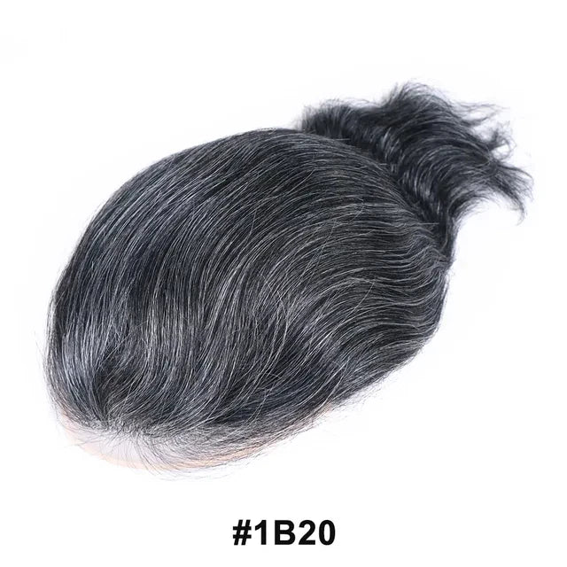 Human Hair Toupee For Men Thin Skin PU 8*10 Straight Hair Mens Wigs T4/613 Blonde Hair Replacement For Men Human Hair System