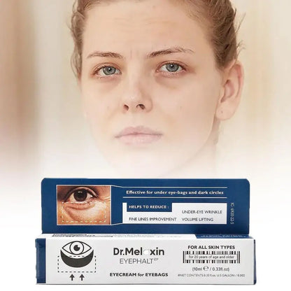 Dr.Melaxin 10ml Retinol Eye Cream Fades Fine Lines Anti Aging Eye Treatment Dark Circles Firming Skin Lifting Tightens Eye Cream