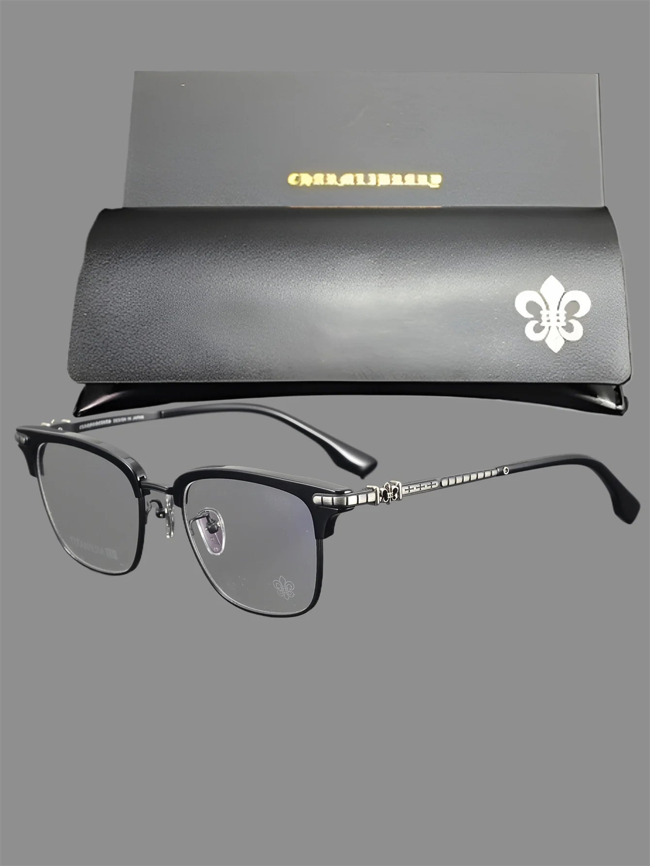 2025 Ultra Light Pure Titanium Fashion Luxury Women Square Business Glasses High Quality Men Optical Prescription Glasses Frame