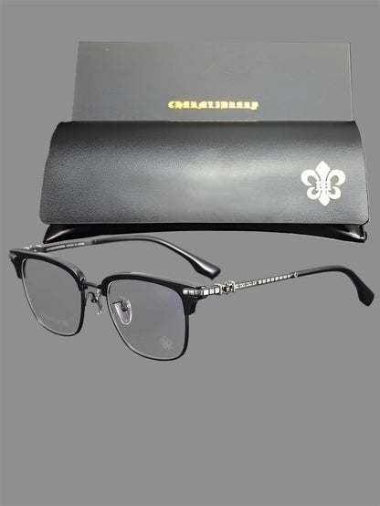 2025 Ultra Light Pure Titanium Fashion Luxury Women Square Business Glasses High Quality Men Optical Prescription Glasses Frame